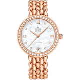 Omega De Ville Prestige Co-Axial 424.55.33.20.55.007 in 18kt Rose Gold