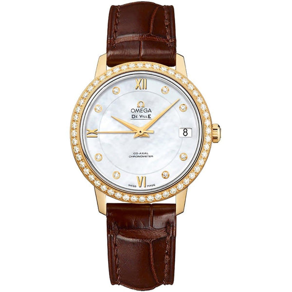 Omega De Ville Prestige Co-Axial 424.58.33.20.55.002 in 18k Yellow Gold