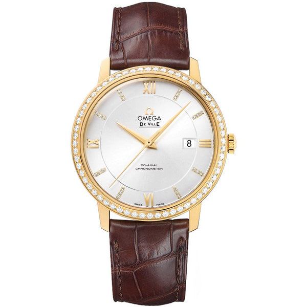 Omega De Ville Prestige Co-Axial 424.58.40.20.52.001 in 18k Yellow Gold