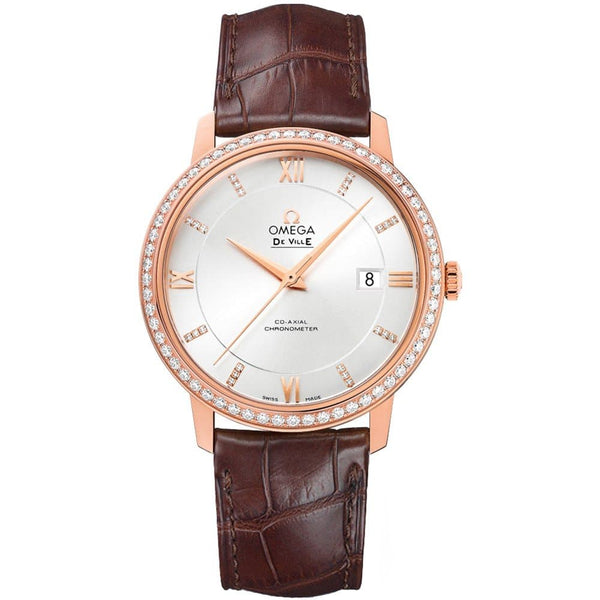 Omega De Ville Prestige Co-Axial 424.58.40.20.52.002 in 18kt Rose Gold