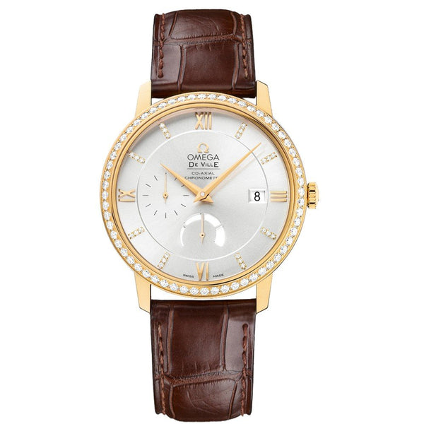 Omega De Ville Prestige Power Reserve Co-Axial 424.58.40.21.52.001 in 18k Yellow Gold