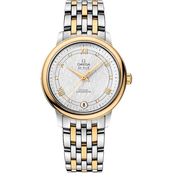 Omega De Ville Prestige Co-Axial 424.20.33.20.52.001 32.7mm Two-Tone Watch