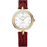 Omega De Ville Prestige 424.58.27.60.55.001 in 18k Yellow Gold with Mother-of-Pearl Dial