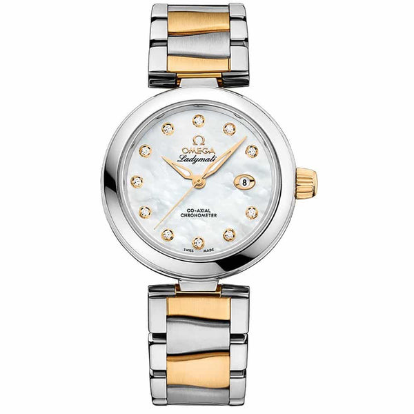 Omega De Ville Ladymatic 425.20.34.20.55.003 34mm Two-Tone Women's Watch
