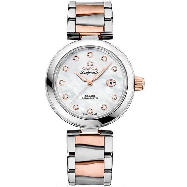 Omega De Ville Ladymatic 425.20.34.20.55.004 34mm Two-Tone Women's Watch