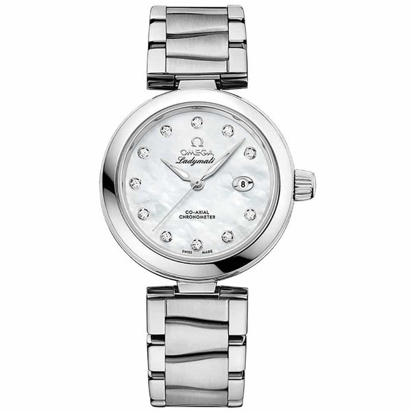 Omega De Ville Ladymatic 425.30.34.20.55.002 34mm Stainless Steel Mother-of-Pearl Dial