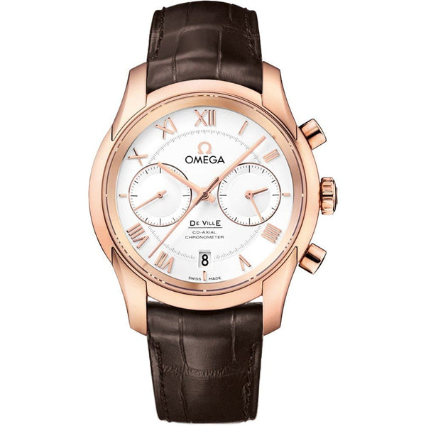 Omega De Ville Co-Axial Chronograph 431.53.42.51.02.001 in 18kt Rose Gold, 42mm