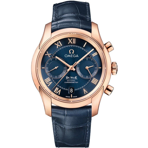 Omega De Ville Co-Axial Chronograph 431.53.42.51.03.001 in 18kt Rose Gold