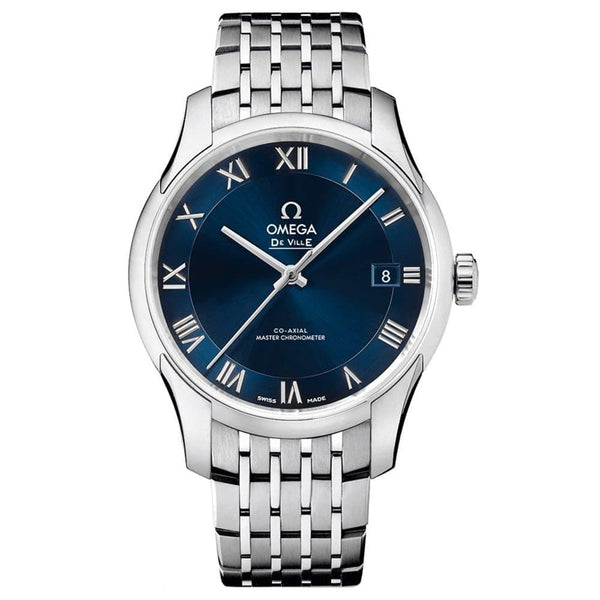 Omega De Ville Hour Vision Annual Calendar Co-Axial Master Chronometer 41mm Stainless Steel Blue Dial 433.10.41.22.03.001