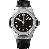 Hublot Big Bang One Click 465.SX.1170.RX.1204 39mm Stainless Steel Diamond Bezel Black Dial