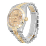 Rolex Datejust 36 116233 Champagne Diamond Dial Two-Tone Jubilee Bracelet Watch