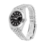 Rolex Datejust 41 Black Dial Jubilee Bracelet Steel Watch Ref 126300