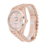 Rolex Day-Date 228235-0004 40mm Everose Gold Sundust Diamond Dial