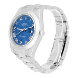 Rolex Datejust II 116300-0004 41mm Stainless Steel Blue Roman Dial Oyster Bracelet