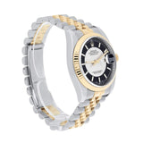 Rolex Datejust 36 Reference 116233 Stainless Steel and Yellow Gold Jubilee Tuxedo Index Dial