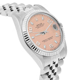 Rolex Datejust 31mm Ref. 68274 Salmon Dial Stainless Steel with Fluted Bezel
