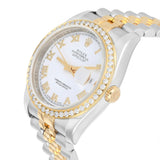 Rolex Datejust 36 116233 Two-Tone Diamond Bezel White Roman Dial Jubilee Bracelet