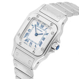 Cartier Santos Galbée W20056D6/1565 24mm Stainless Steel Silver-Tone Dial Ladies Watch
