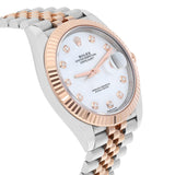 Rolex Datejust 41 126331 Steel and Everose Gold Mother of Pearl Diamond Dial