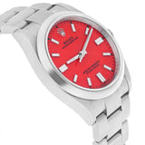 Rolex Oyster Perpetual 36 Coral Red Dial Stainless Steel 126000-0007