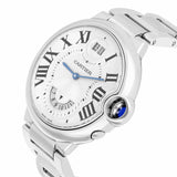 Cartier Ballon Bleu 38mm Stainless Steel Two Timezone Quartz Watch W6920011