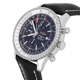 Breitling Navitimer World A24322 Black Dial Stainless Steel 46mm Automatic Watch