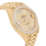 Rolex Day-Date 40 228348RBR-0002 18K Yellow Gold Diamond Dial & Bezel President Bracelet