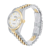 Rolex Datejust 36 Two-Tone White Roman Dial Jubilee Bracelet Ref. 16233
