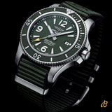 Breitling Superocean Automatic 44 Outerknown A17367A11L1W1 Matt Green Dial 44mm