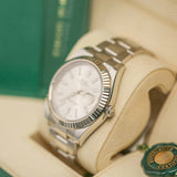 Rolex Datejust 41 Reference 116334 Silver Stick Dial Oyster Bracelet