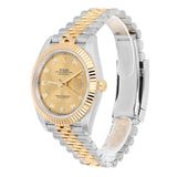 Rolex Datejust 41 126333-0012 Two-Tone Champagne Diamond Dial Jubilee Bracelet Watch 2016