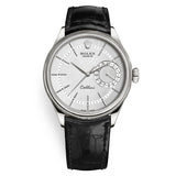 Rolex Cellini Date 50519 Silver Dial 18k White Gold 39mm Watch