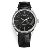 Rolex Cellini Date 50519-0007 18k White Gold 39mm Black Dial