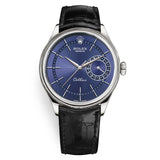 Rolex Cellini 50519 Blue Dial 39mm 18k White Gold Automatic Men's Watch