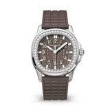 Patek Philippe Aquanaut 5067A-023 Steel Diamond Bezel 35.6mm Brown Dial