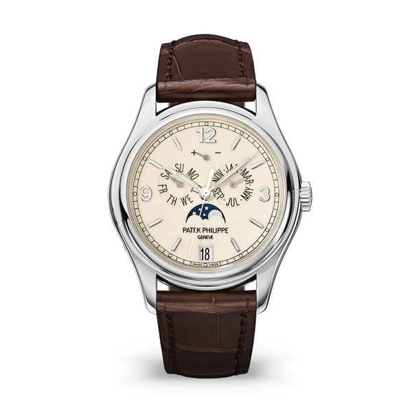 Patek Philippe 5146G-001 Complications 39mm 18k White Gold Annual Calendar Moon Phase