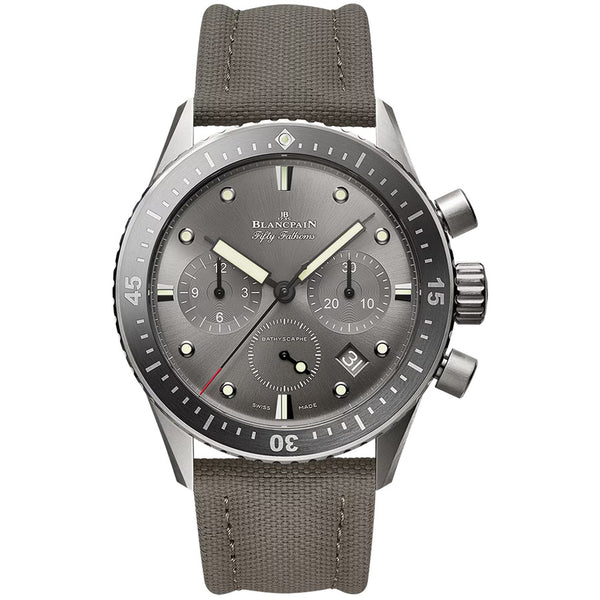 Blancpain Fifty Fathoms Bathyscaphe Flyback Chronograph 5200-1210-G52A Titanium Grey Dial