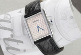 Cartier Tank Solo Stainless Steel Ladies Watch with Python Pattern Strap W5200020