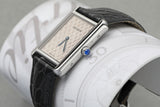 Cartier Tank Solo Stainless Steel Ladies Watch with Python Pattern Strap W5200020
