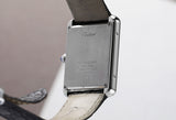 Cartier Tank Solo Stainless Steel Ladies Watch with Python Pattern Strap W5200020