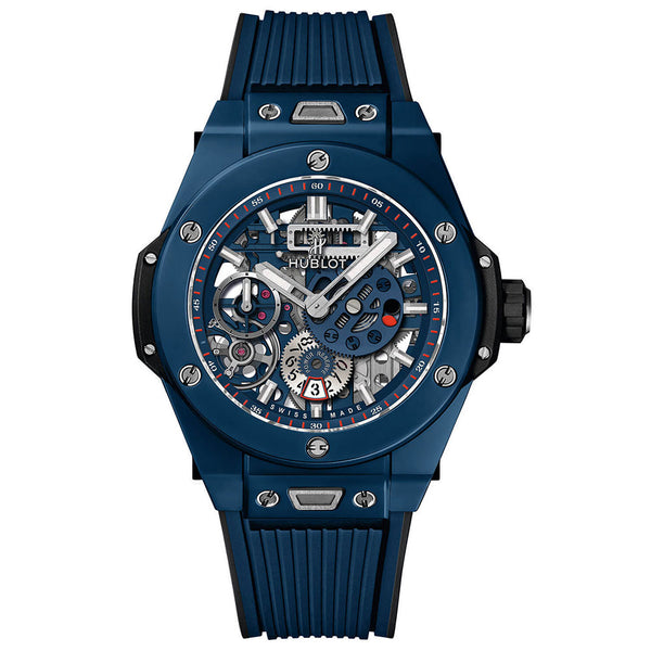 Hublot Big Bang Meca-10 414.EX.5123.RX 45mm Blue Ceramic and Blue Rubber