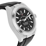Rolex Sky-Dweller 42mm White Gold Black Dial Oysterflex Strap 336239-0002