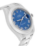 Rolex Datejust II 116300-0004 41mm Stainless Steel Blue Roman Dial Oyster Bracelet