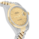 Rolex Datejust 36 Two-Tone Champagne Dial Jubilee Bracelet Ref. 16233 circa 1995