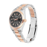 Rolex Datejust 36 126201-0014 Rose Gold and Steel Dark Rhodium Dial Domed Bezel Oyster Bracelet