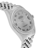 Rolex Datejust 36 Stainless Steel Silver Roman Dial Jubilee Bracelet Ref. 16220