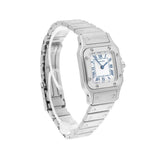 Cartier Santos Galbée W20056D6/1565 24mm Stainless Steel Silver-Tone Dial Ladies Watch