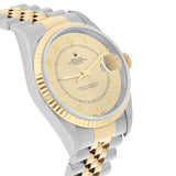 Rolex Datejust 36 Two-Tone Champagne Arabic Dial Jubilee Bracelet Ref. 16233 Circa 1998