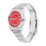Rolex Oyster Perpetual 36 Coral Red Dial Stainless Steel 126000-0007