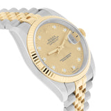 Rolex Datejust 36 Two-Tone 116233 Champagne Diamond Dial Jubilee Bracelet